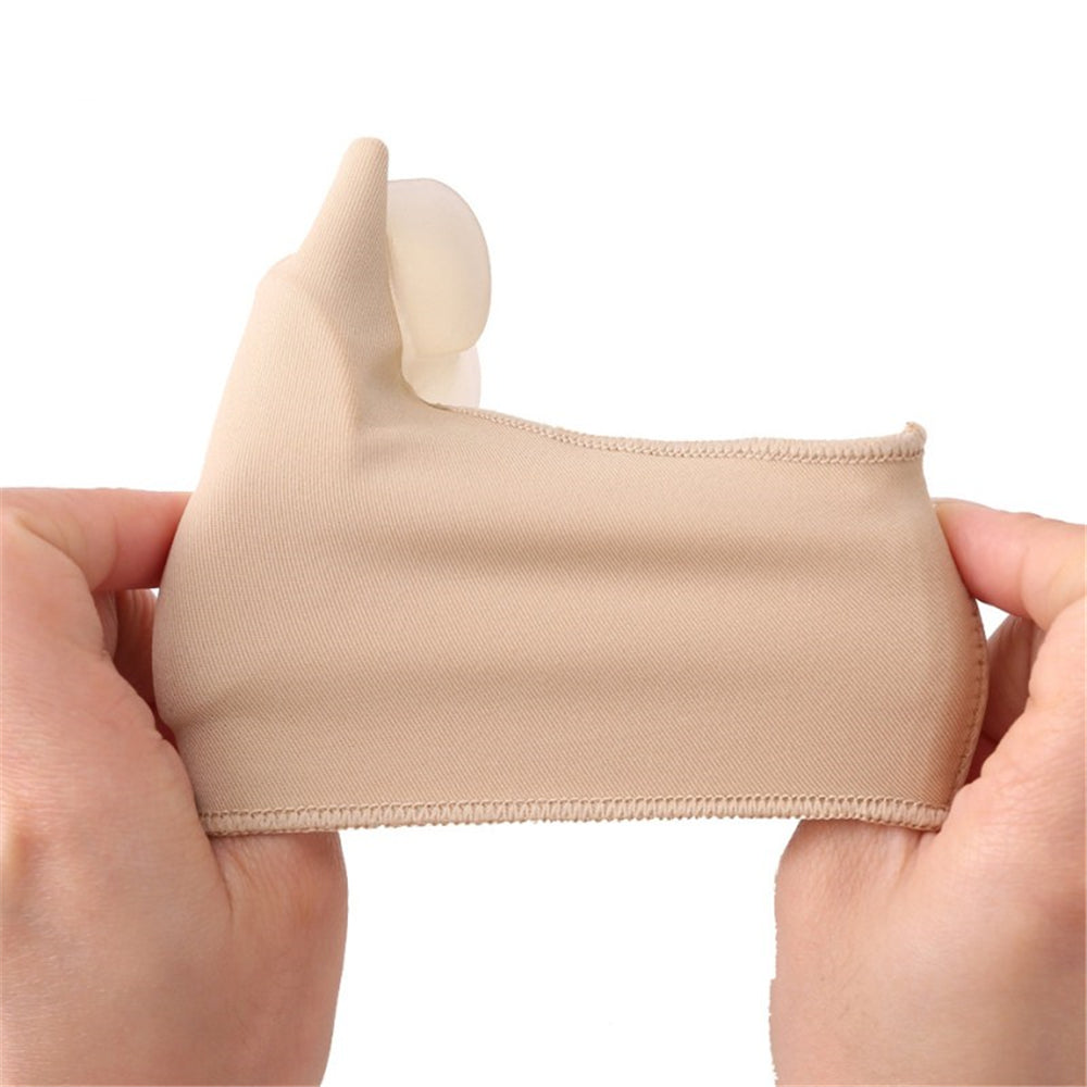 Ergonomic Pain Relief Toe Straightener Foot Bunion Corrector - in use