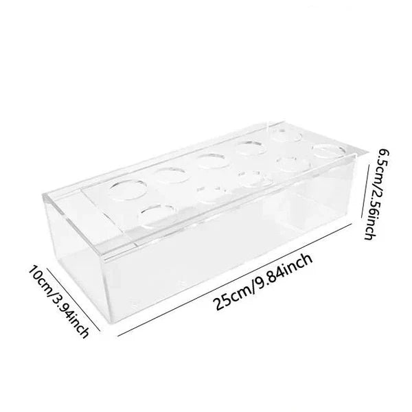 Clear Acrylic Flower Vase - alternate angle