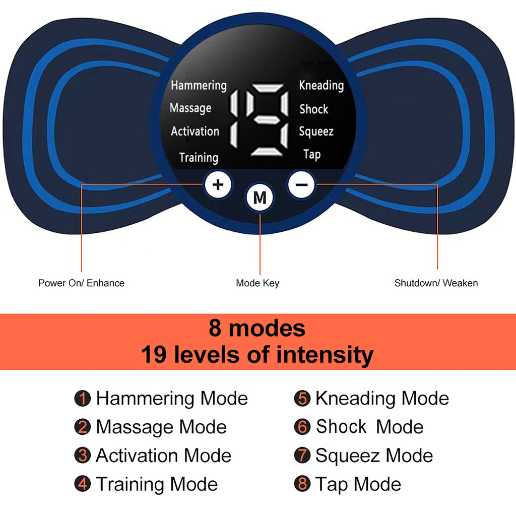 Electric EMS Neck Massager - detail
