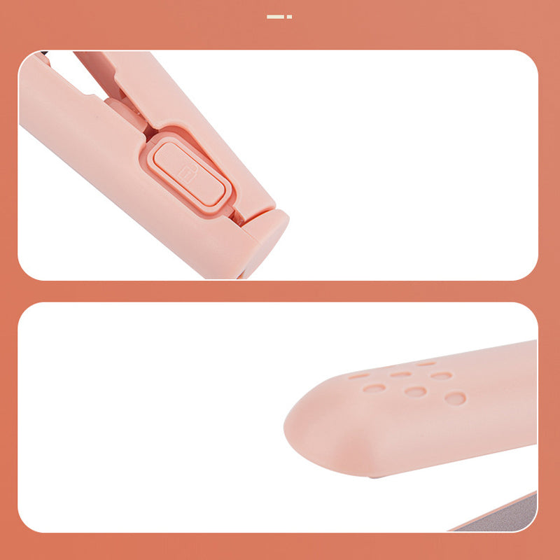 2-in-1 Flat Iron and Hair Curler Styler - alternate angle