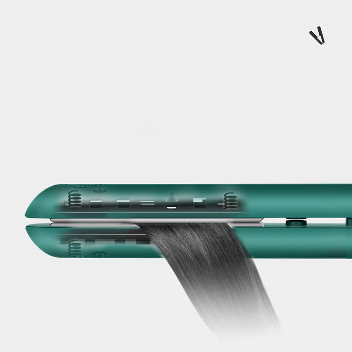 2-in-1 Flat Iron and Hair Curler Styler - detail