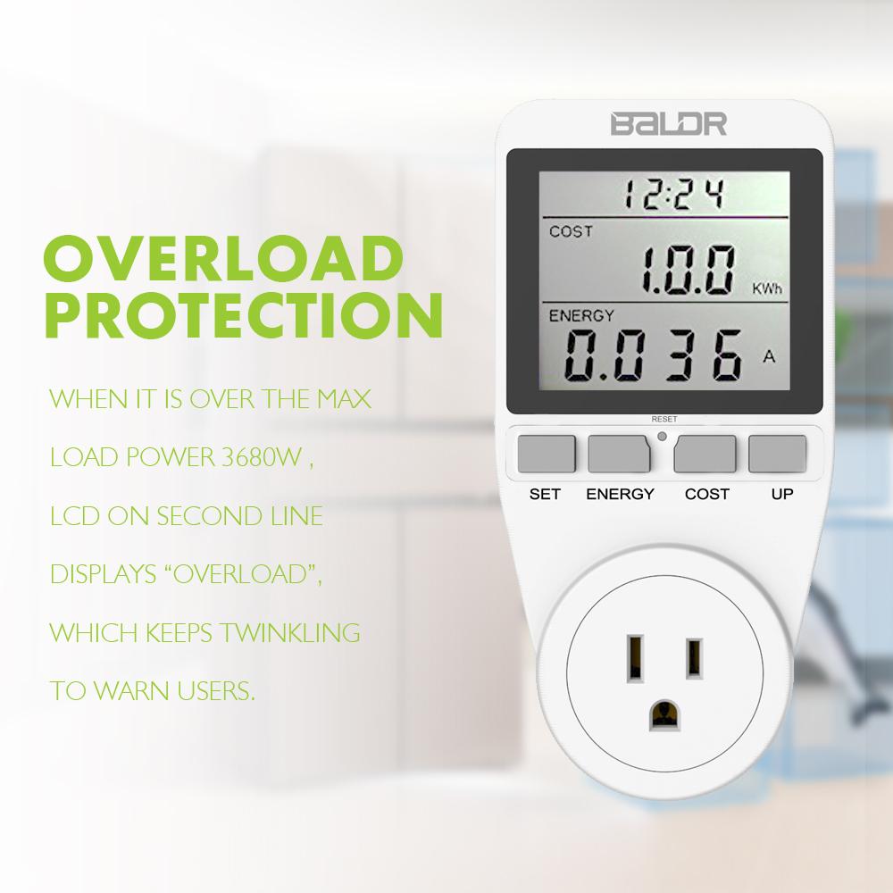 Eco Power Socket US Meter - alternate angle
