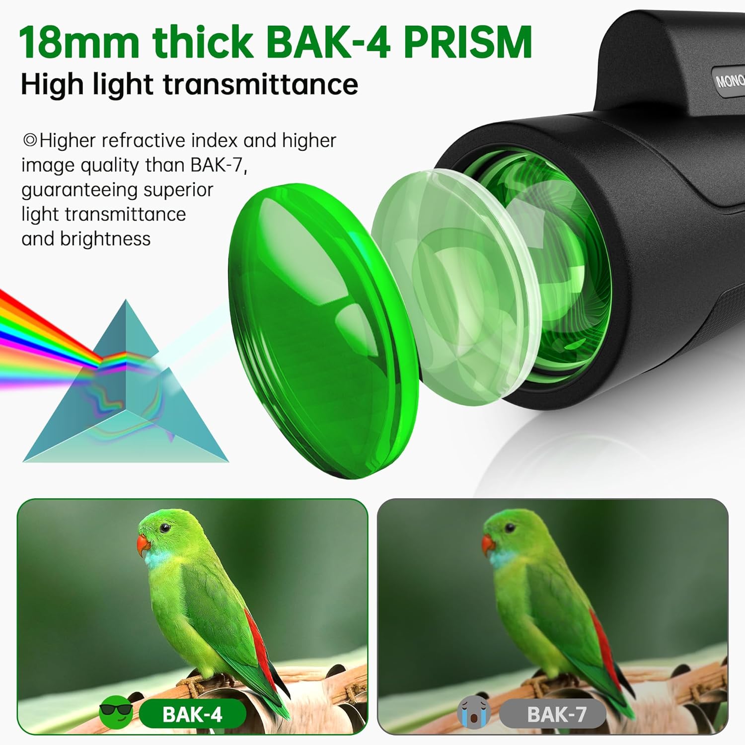 Monocular Telescope With Smartphone Holder & Tripod - detail