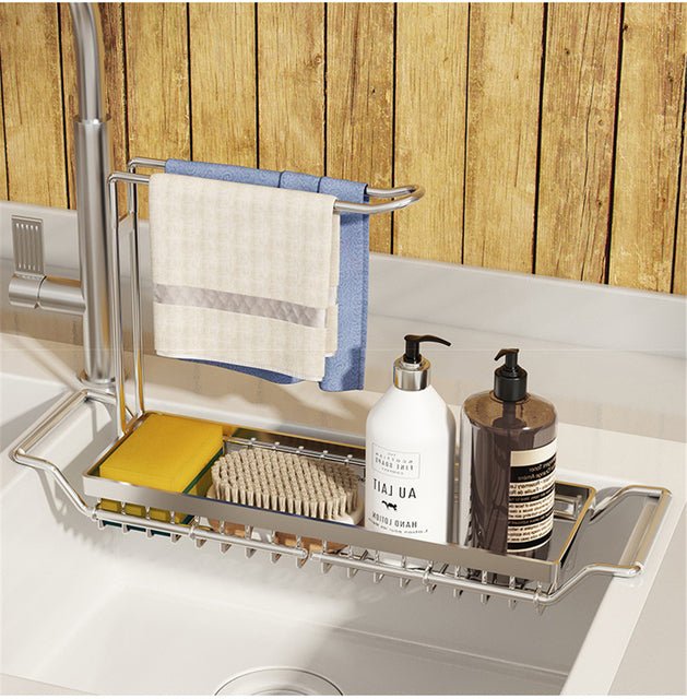 Adjustable Storage Shelf For The Sink - alternate angle