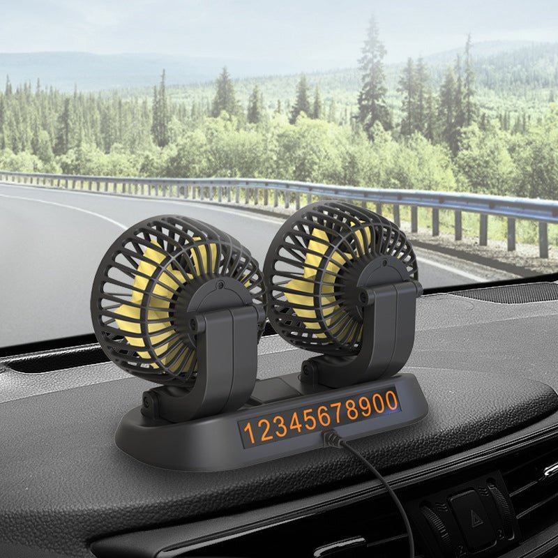 Cooling Fan - Enjoy Fresh Air in Your Car - in use