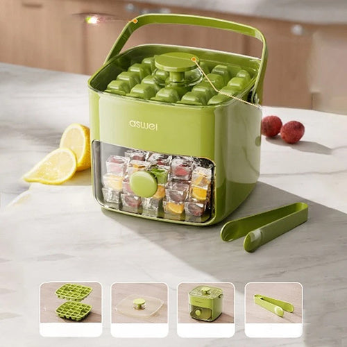 2-Stage Push In Ice Cube Tray - alternate angle