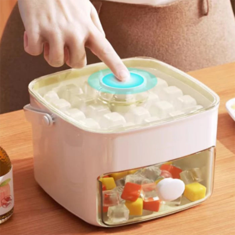 2-Stage Push In Ice Cube Tray - detail