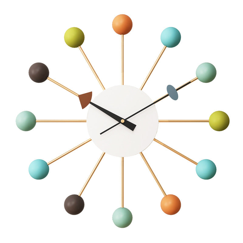 Decorative Large Silent Wall Clock For The Living Room - detail