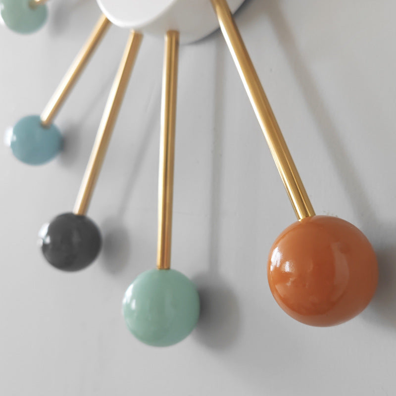 Decorative Large Silent Wall Clock For The Living Room - detail