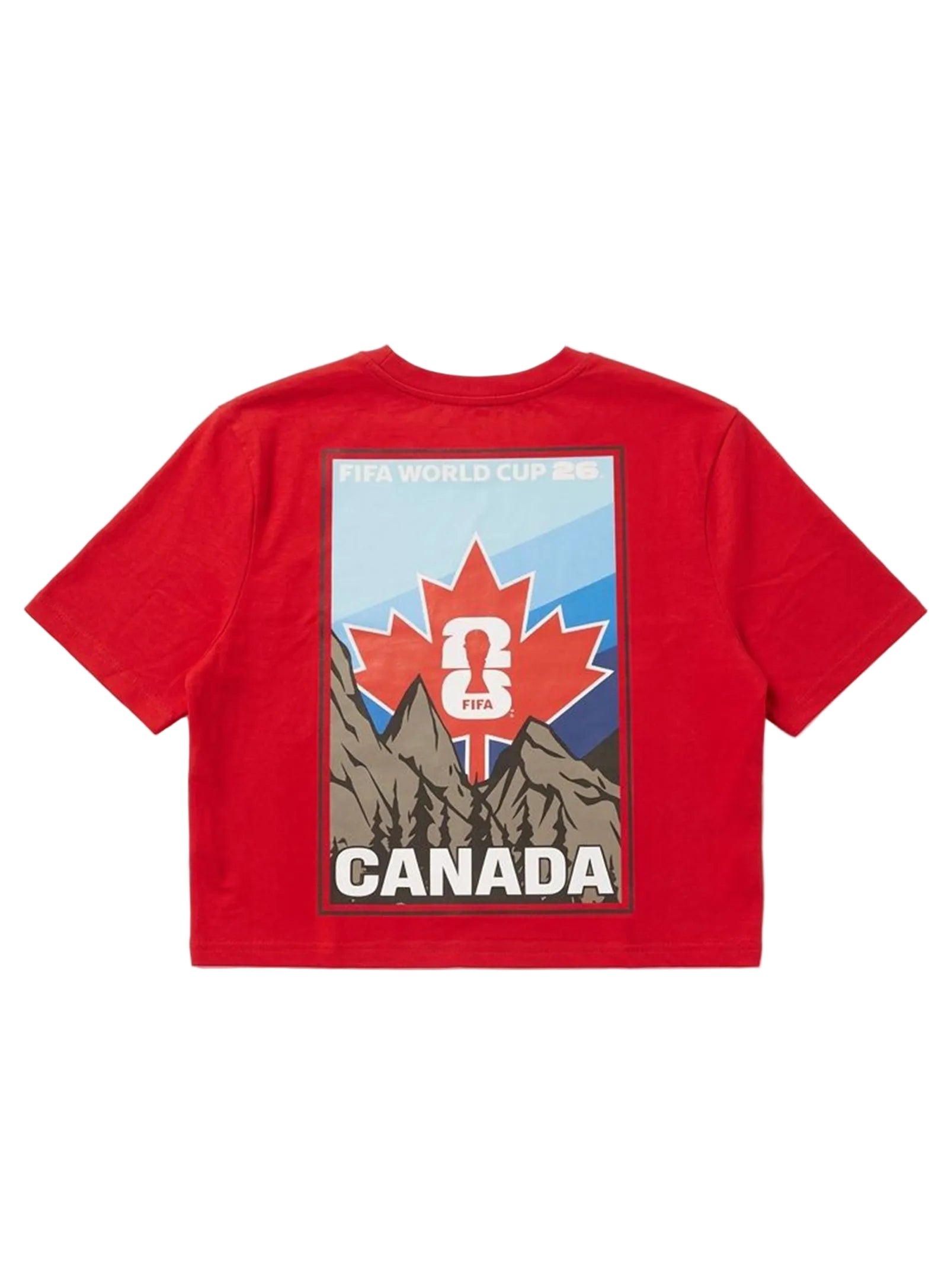 Canada Crop Tee||Canada t-shirt court - detail