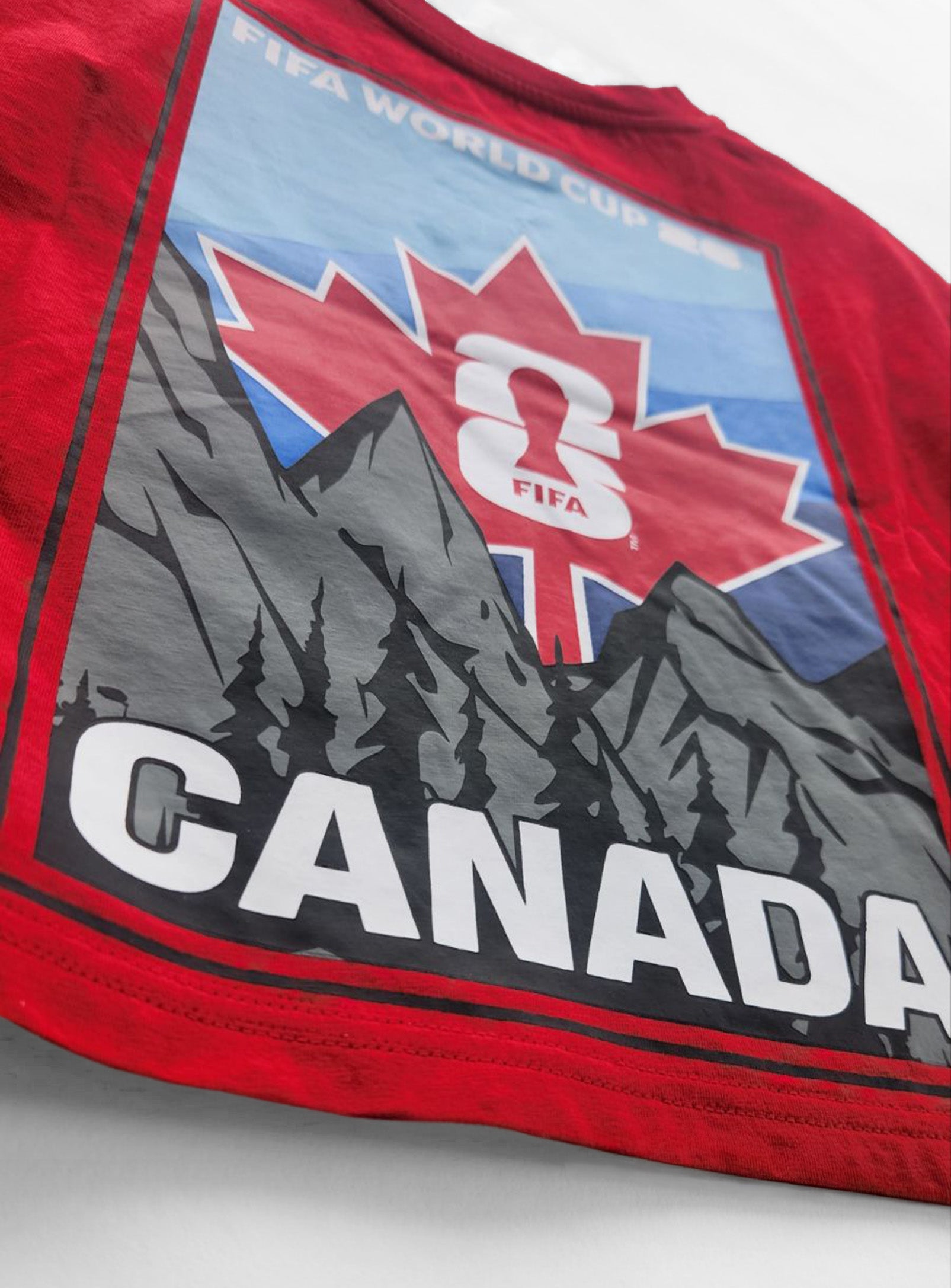 Canada Crop Tee||Canada t-shirt court - detail