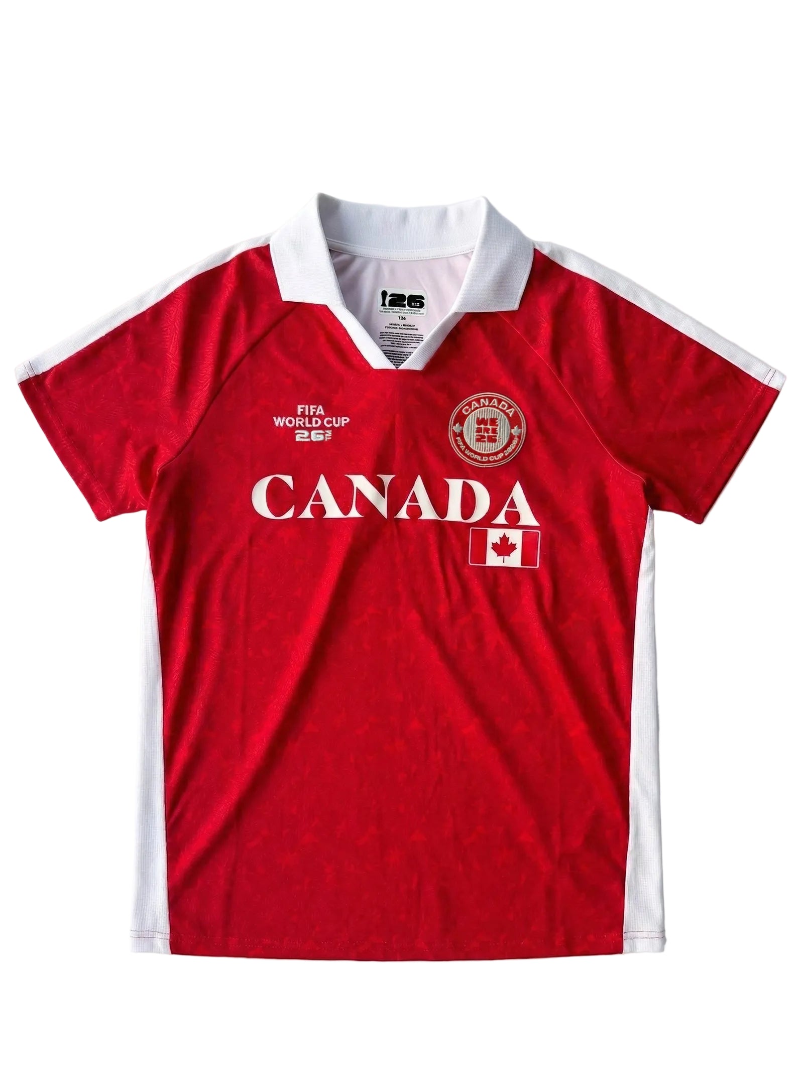 Canada Collar Soccer Jersey || Chandail Col Canada