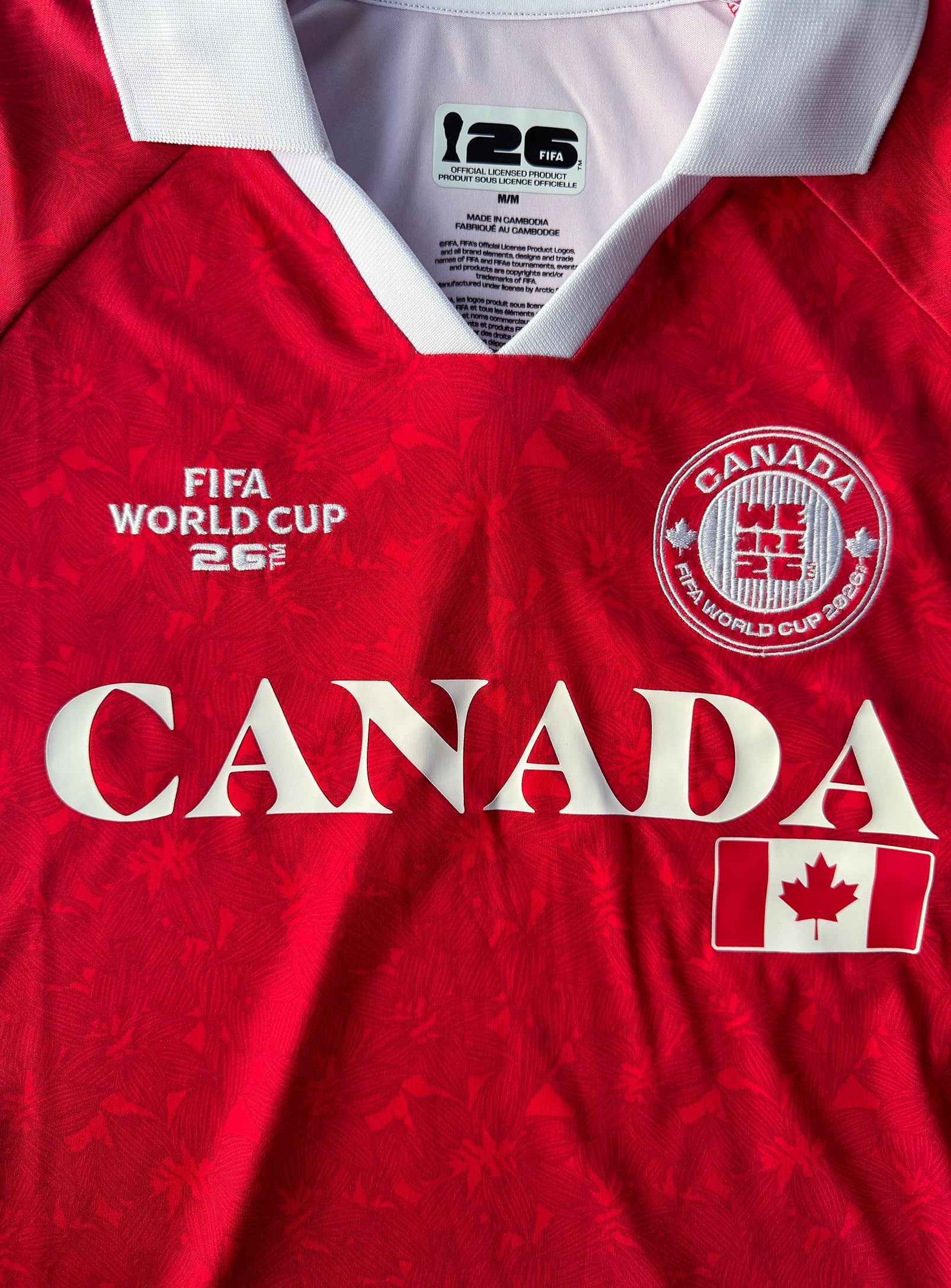 Canada Collar Soccer Jersey || Chandail Col Canada - in use