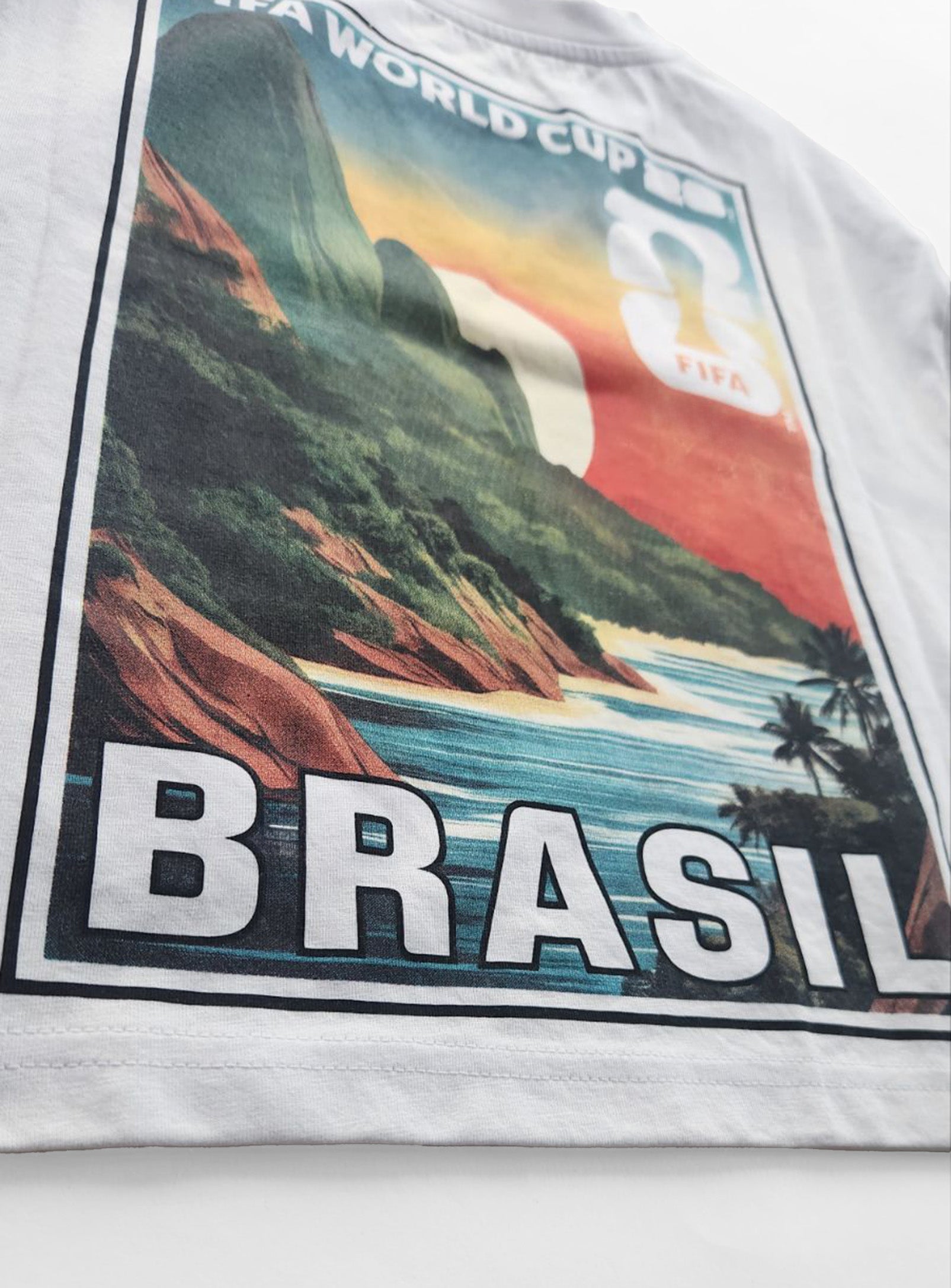 Brazil Crop Tee||Brsil t-shirt court - detail