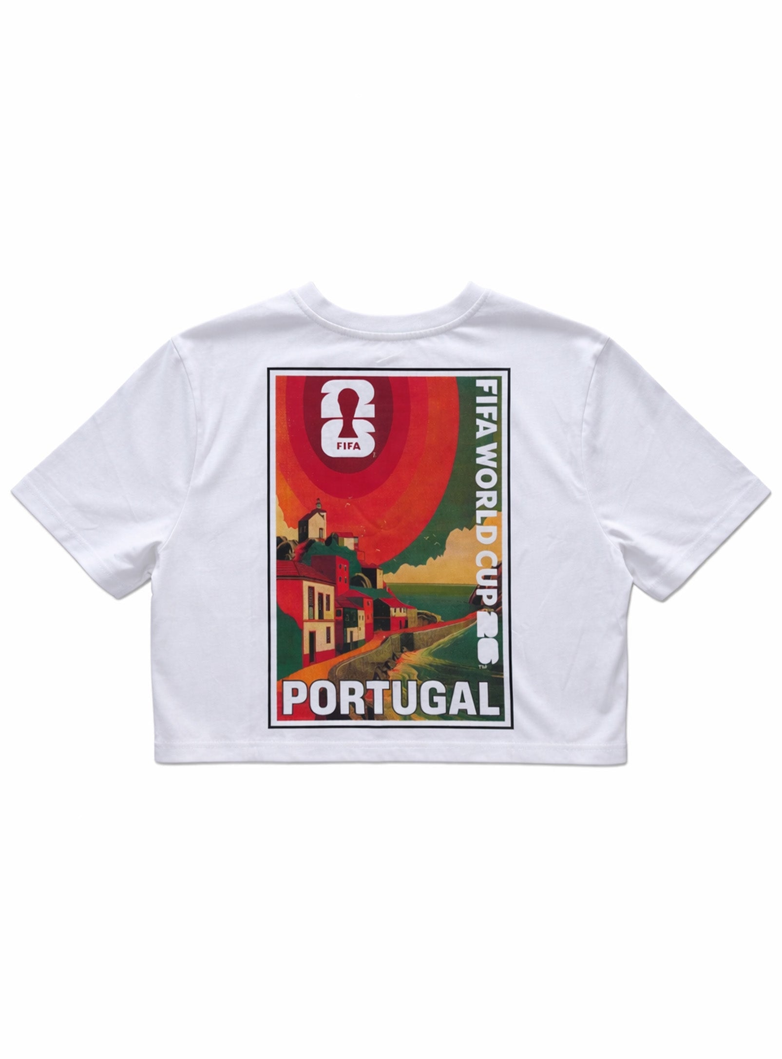 Portugal Crop Tee||Portugal t-shirt court - detail
