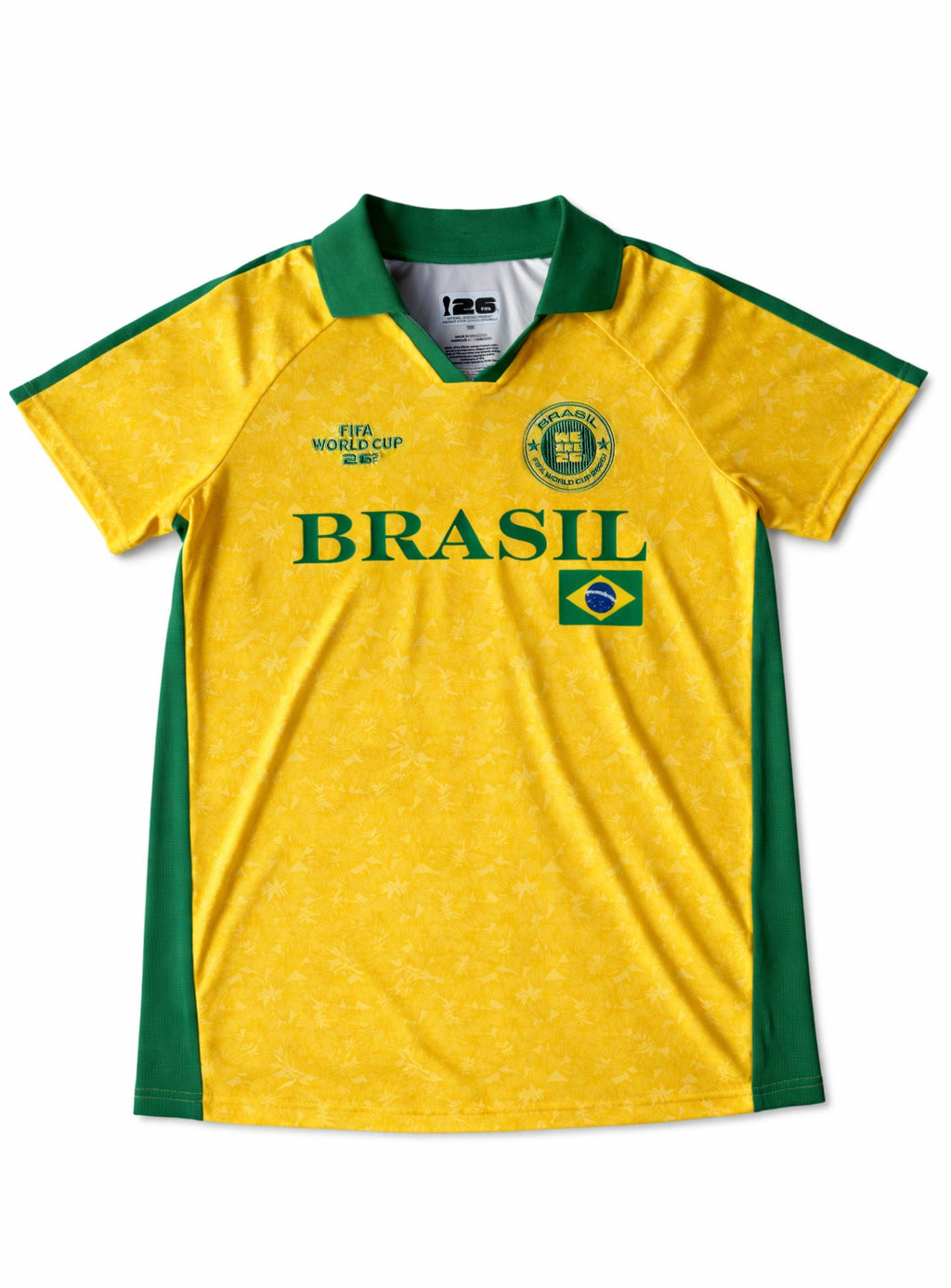 Brasil Collar Soccer Jersey || Chandail Col Brsil - alternate angle
