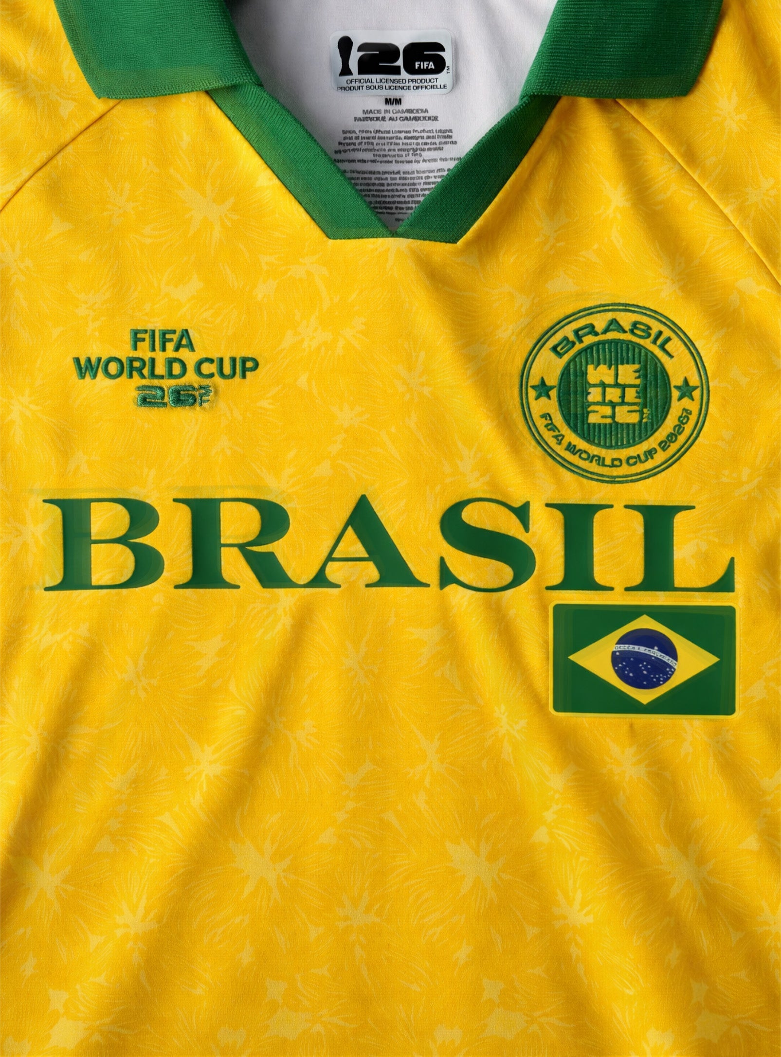 Brasil Collar Soccer Jersey || Chandail Col Brsil - in use