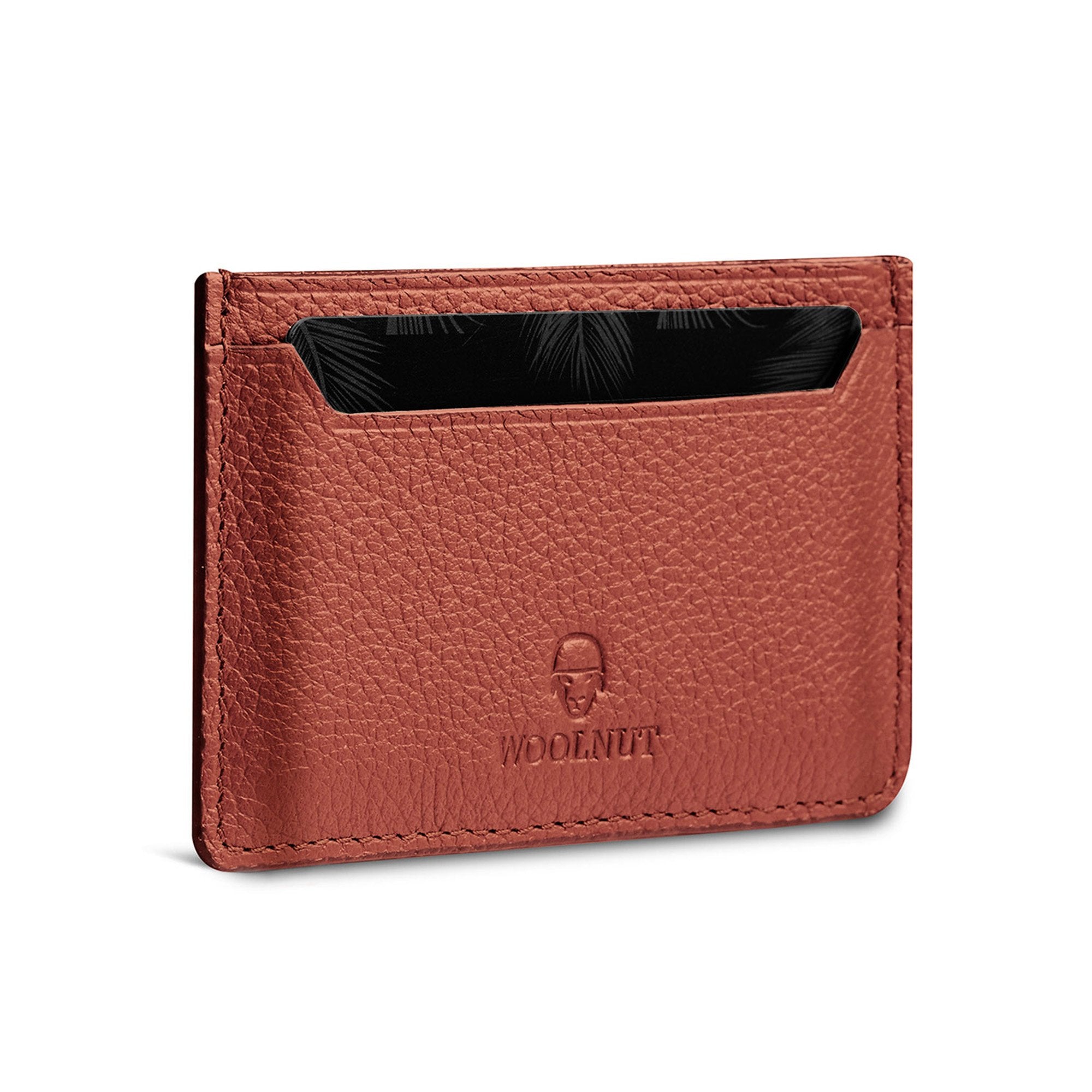 Woolnut Leather Card Holder, Leather - alternate angle