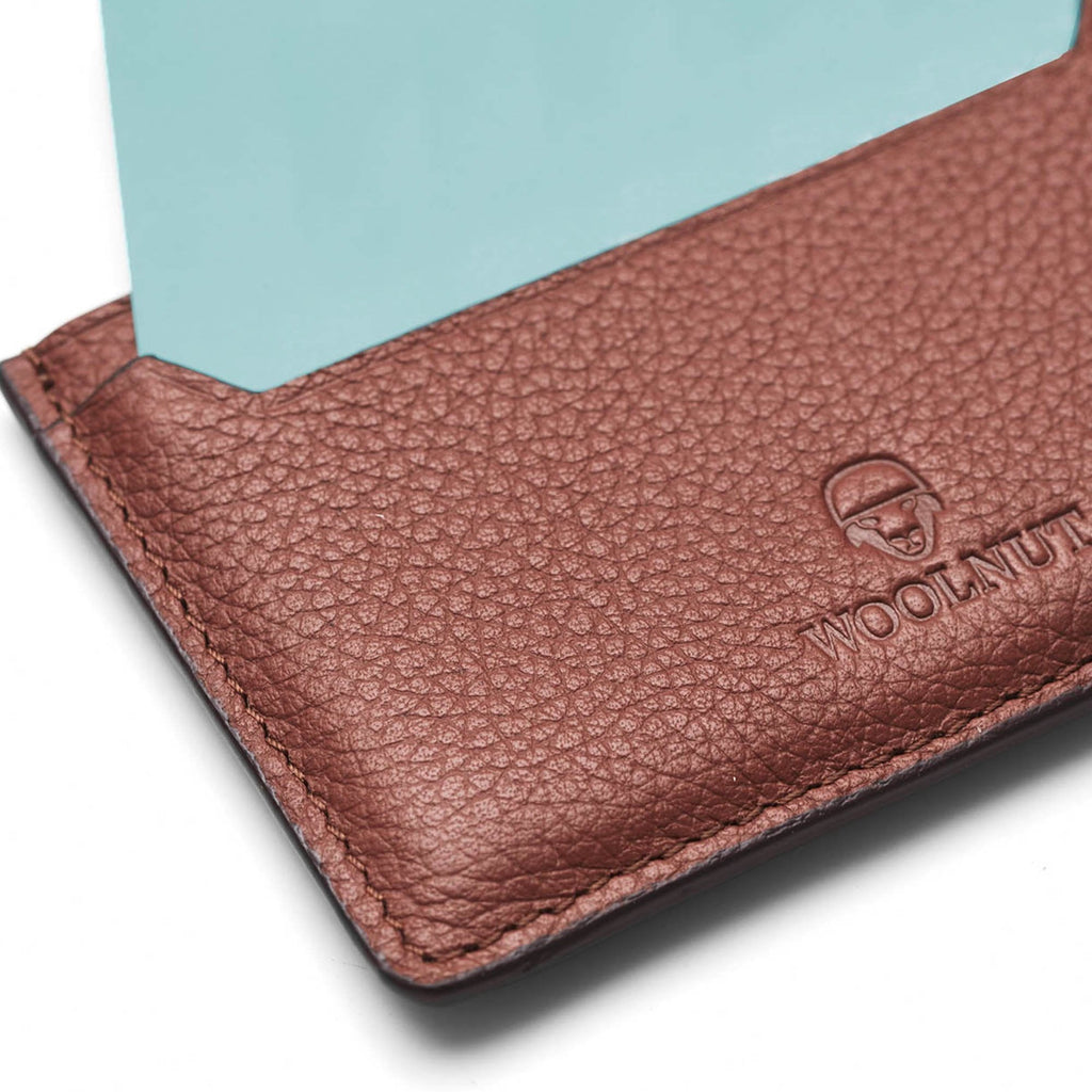Woolnut Leather Card Holder, Leather