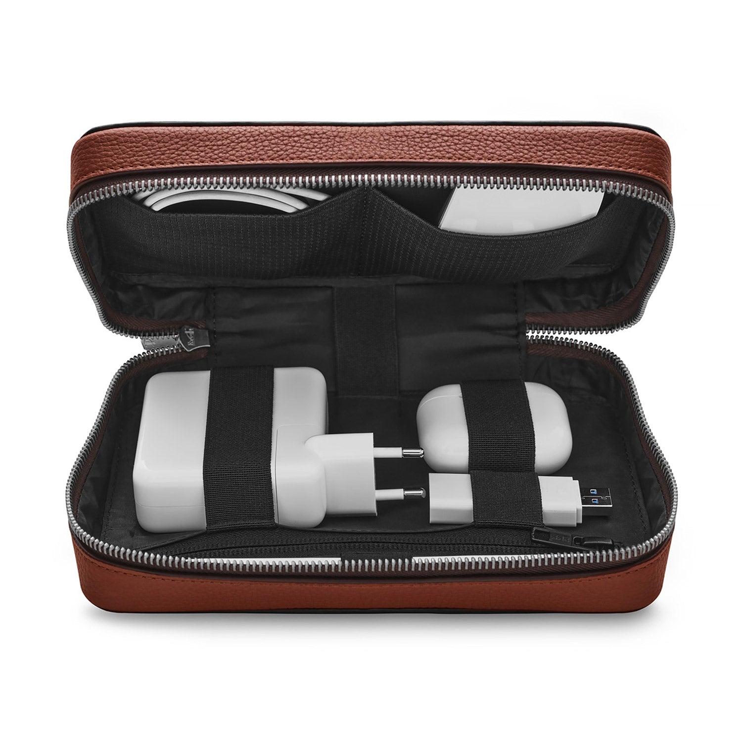 Woolnut Leather Tech Organizer, Leather - alternate angle