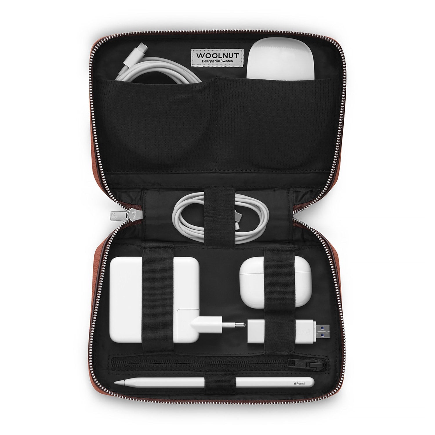 Woolnut Leather Tech Organizer, Leather