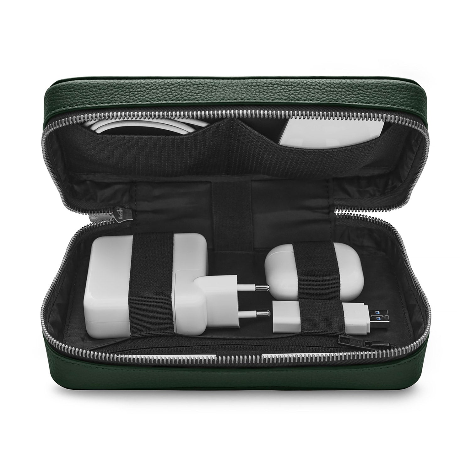 Woolnut Leather Tech Organizer, Leather - detail