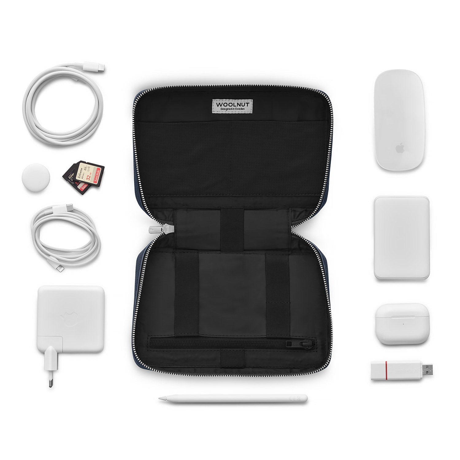 Woolnut Leather Tech Organizer