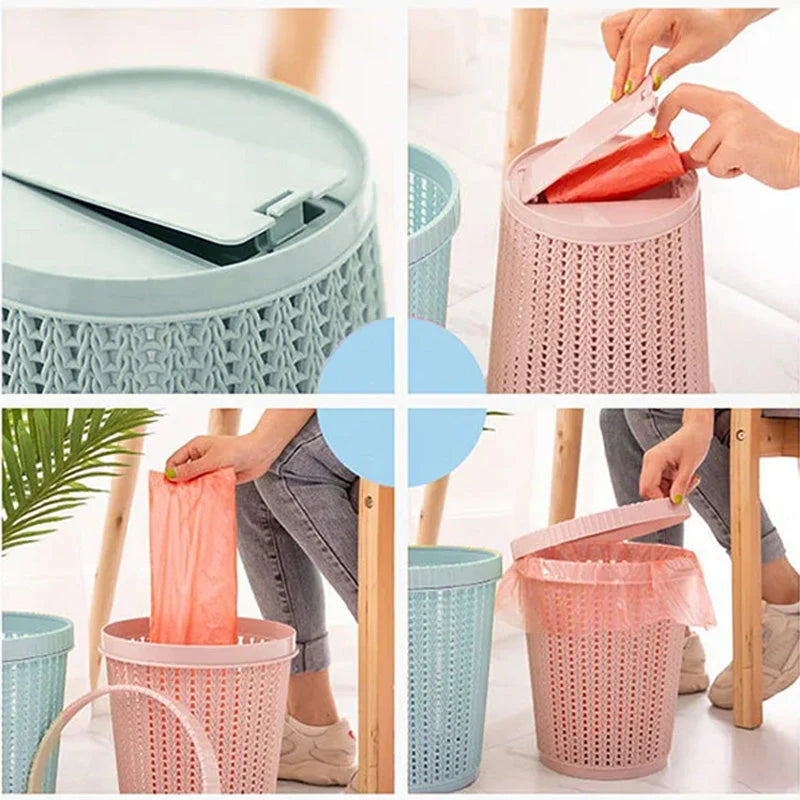 Contactless Sensor Trash Can for Hygienic Disposal - detail
