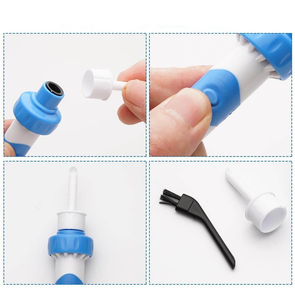 Electric ear wax remover - detail