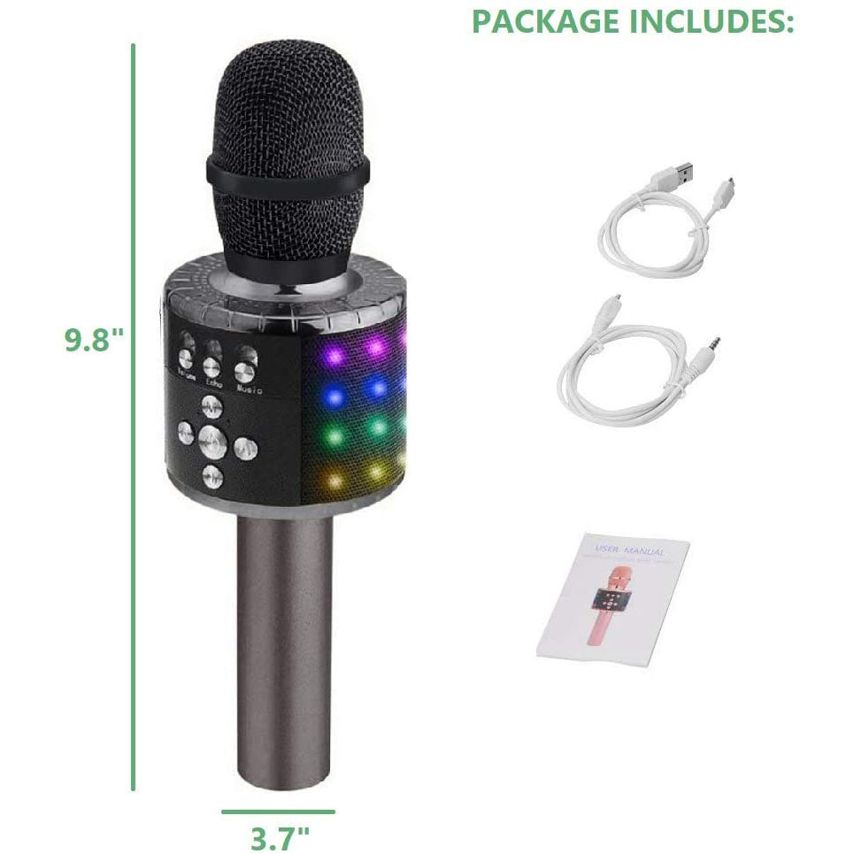 Bluetooth Karaoke Microphone - alternate angle