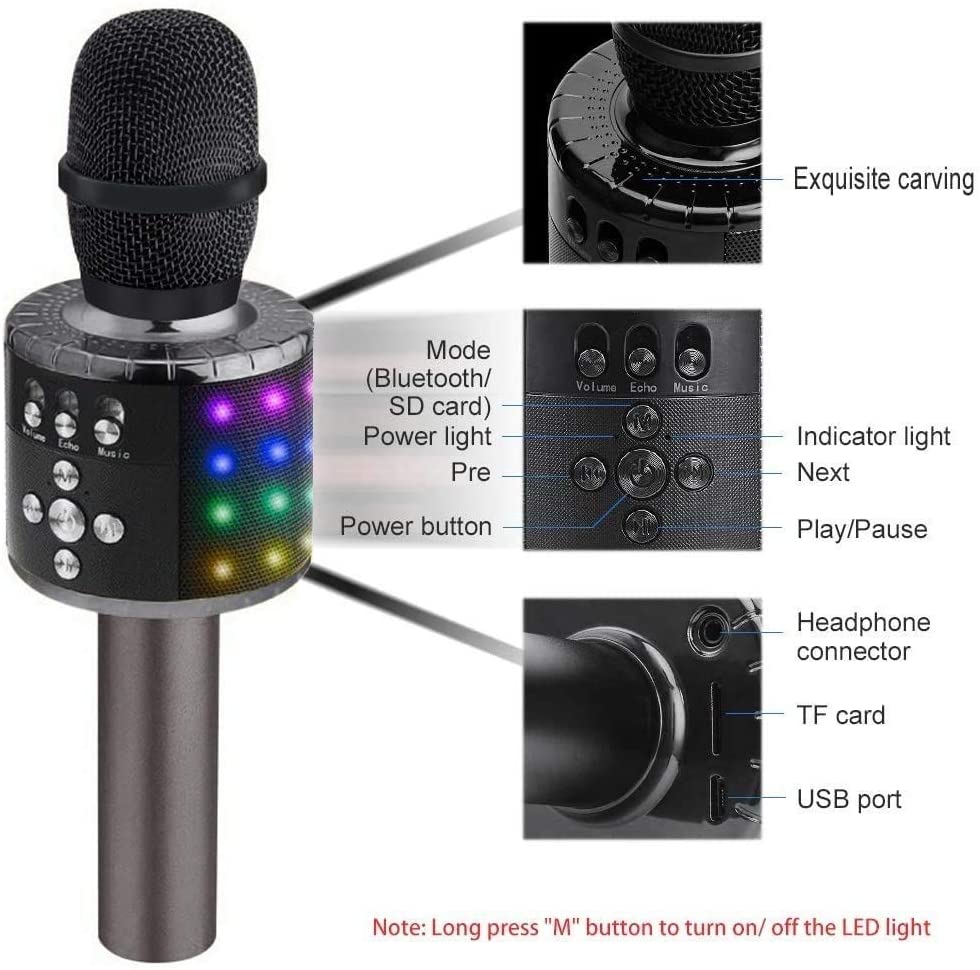 Bluetooth Karaoke Microphone - detail