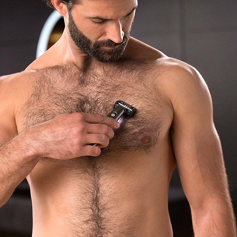 Cordless rechargeable precision shaver - detail