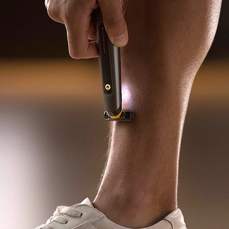 Cordless rechargeable precision shaver - alternate angle