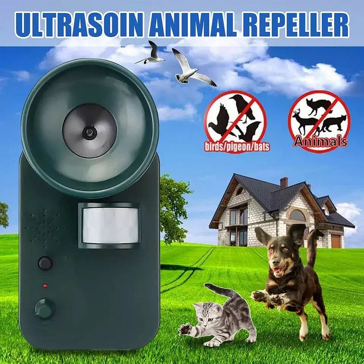 Outdoor Ultrasonic Animal Repeller - detail