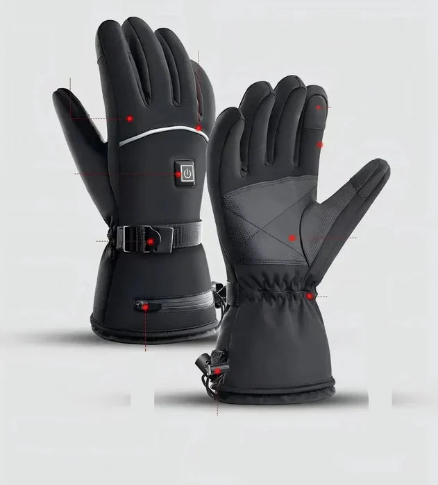 Heated Motorcycle Gloves - alternate angle