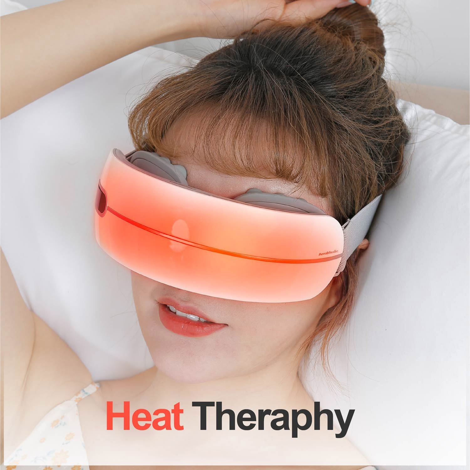 AmaMedic AM-4602 Kneading Eye Massager, Massage, Massager - in use