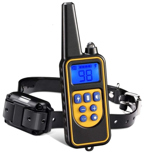 Electric dog training collar 800M Range - alternate angle