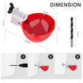 Automatic Chicken Waterer Cups (10 Pack)