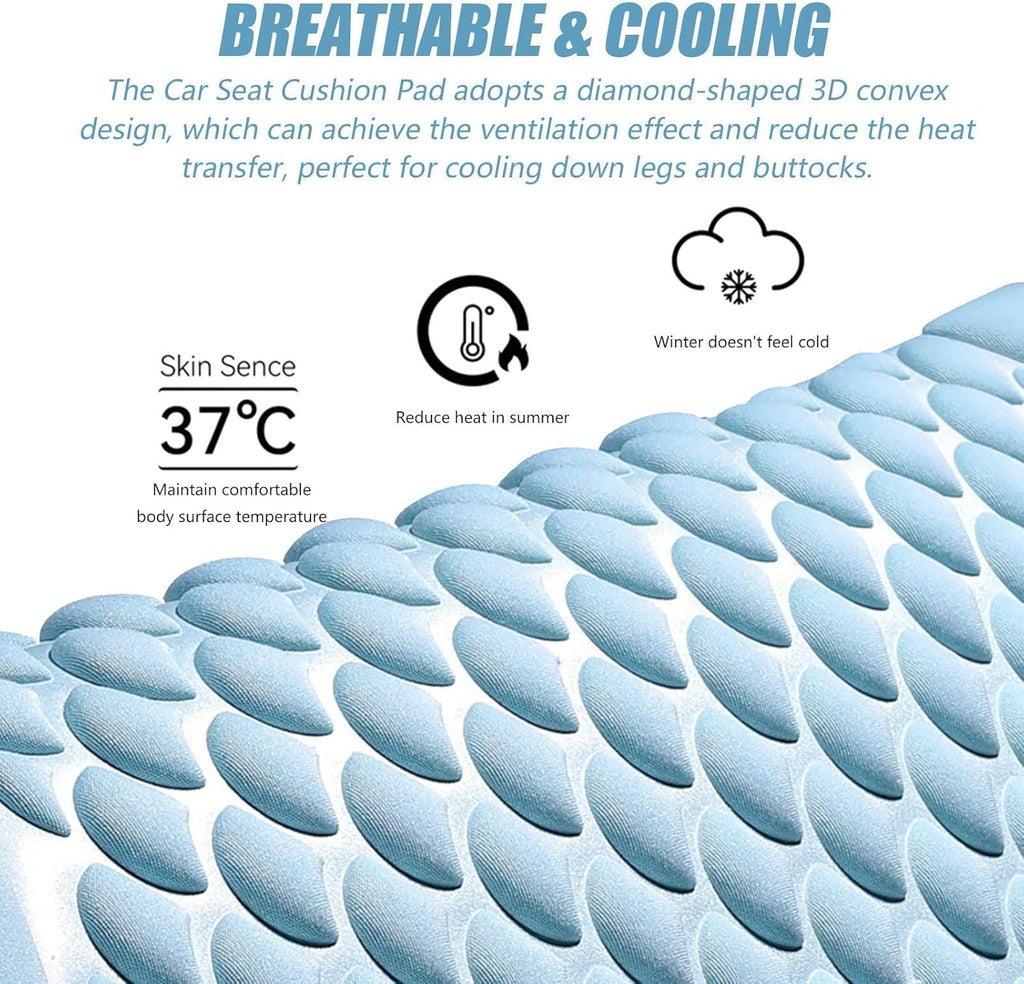 Cooling Gel Car Seat Cushion - in use
