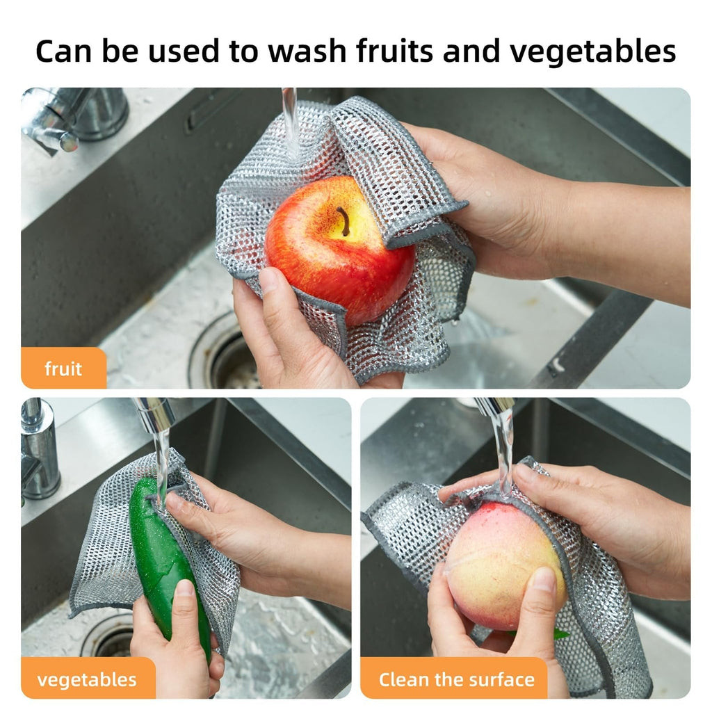 20 Pcs Cleaning Cloths - in use