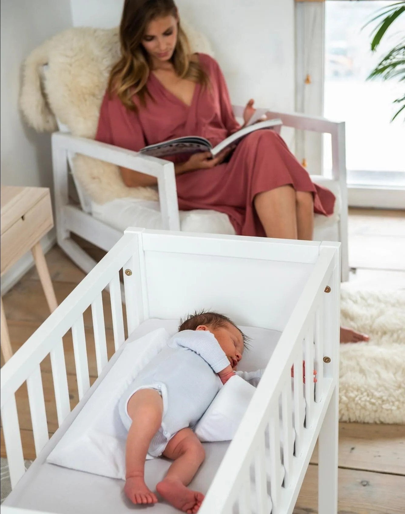 Baby Anti-Roll Wedge Pillow - alternate angle