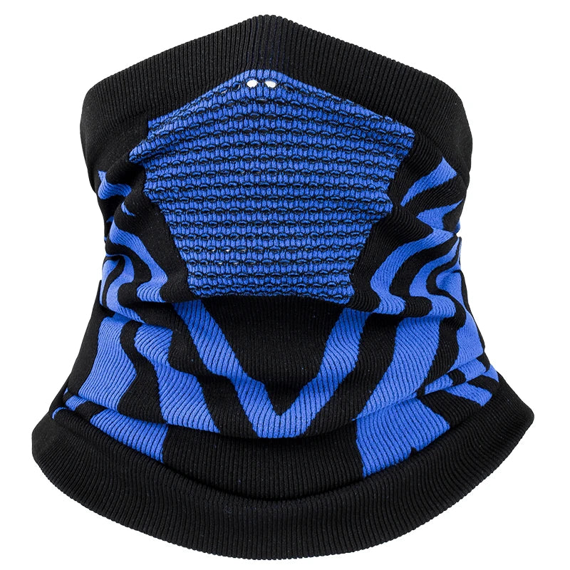 Breathable Thermal Face Mask and Neck Gaiter - in use