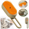 3-in-1 Pet Steam Grooming Brush - Steam, Brush & Massage Tool for Dogs and Cats