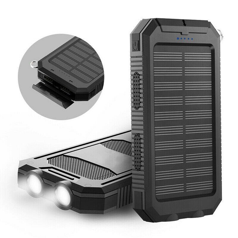 500,000 mAh Solar Power Bank with Dual USB Ports and Built-In - detail