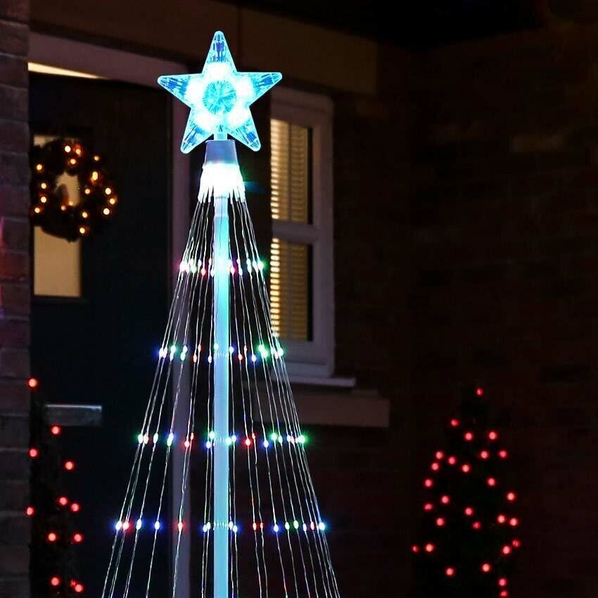Christmas - Multicolor Led Animated Outdoor Christmas Tree Lightshow - detail
