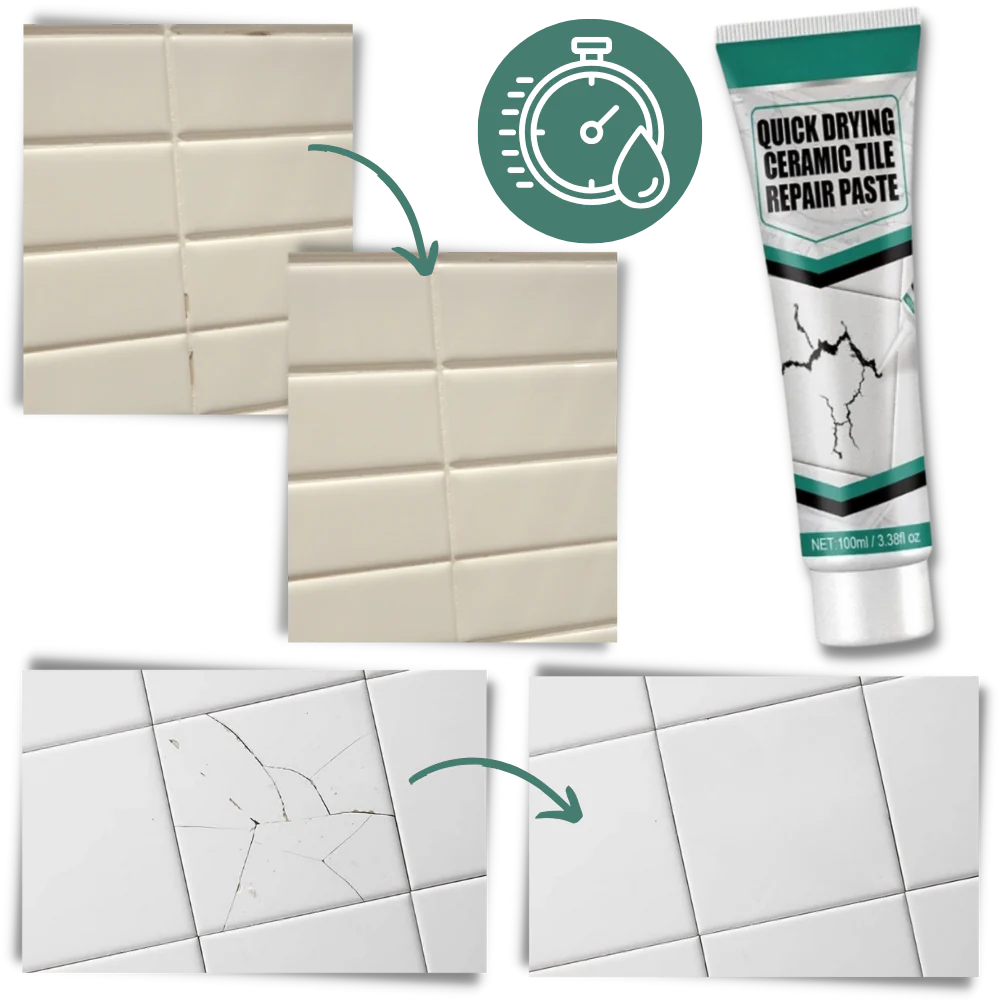Ceramic Tile Repair Paste Kit for Cracks Chips and Surface Repair - detail