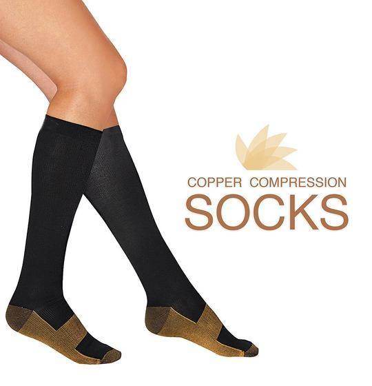 Copper Compression Socks (7 Pairs) for Women & Men-Workout And Recovery - detail