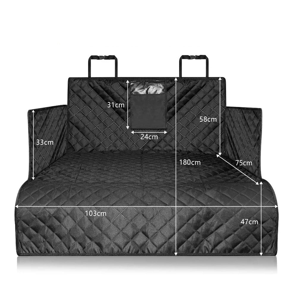 Dog trunk seat cover for SUVs - alternate angle