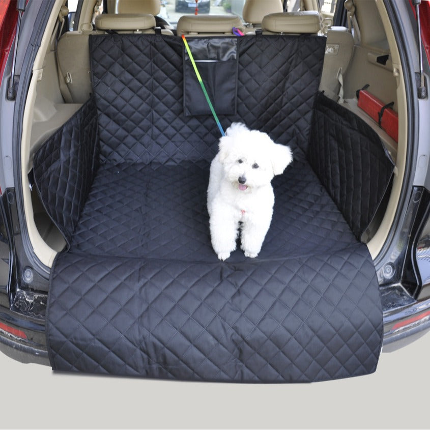 Dog trunk seat cover for SUVs - detail