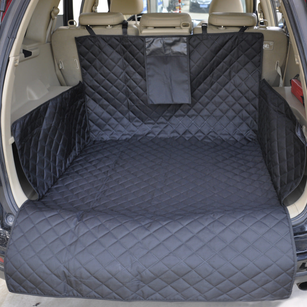 Dog trunk seat cover for SUVs - in use